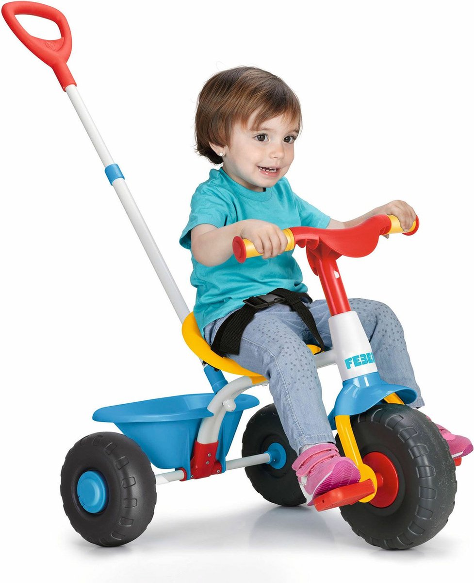 Feber Driewieler Baby Trike blauw/rood/geel (8411845017603)