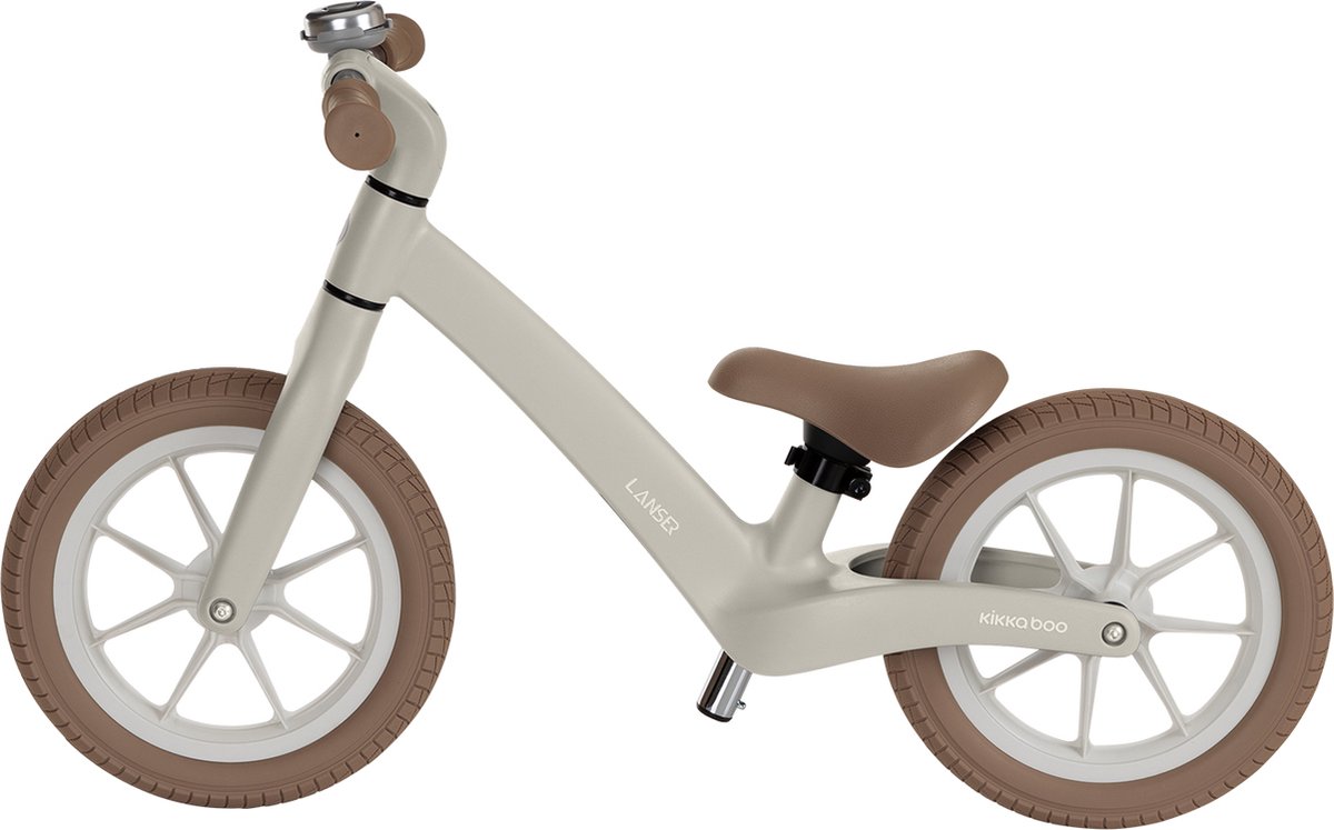 Kikkaboo Lanser Loopfiets - Beige (3800171212410)