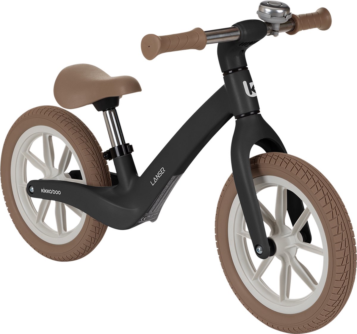 Kikkaboo Lanser Loopfiets - Zwart (3800171212441)