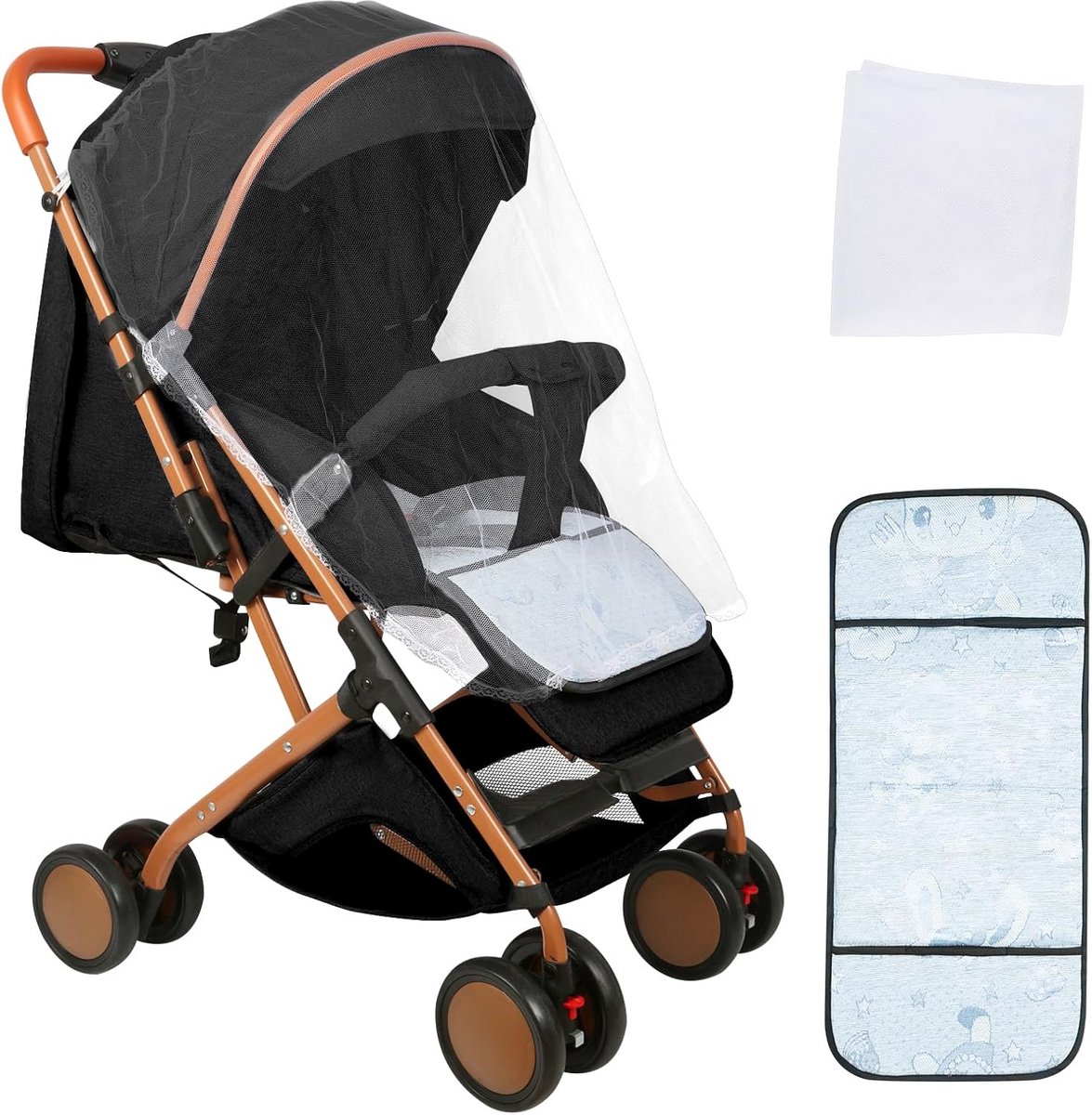 Loopfiets Driewieler voor Kinderen 0-4 Jaar - Verstelbaar met Duwstang (9101108065302)