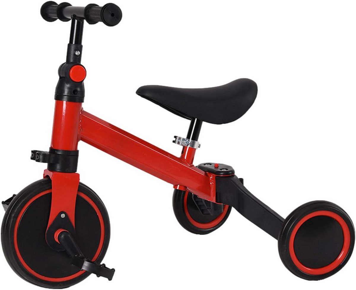 Loopfiets en Driewieler voor Kinderen 2-in-1 - Verstelbaar en Compact (9101109045013)