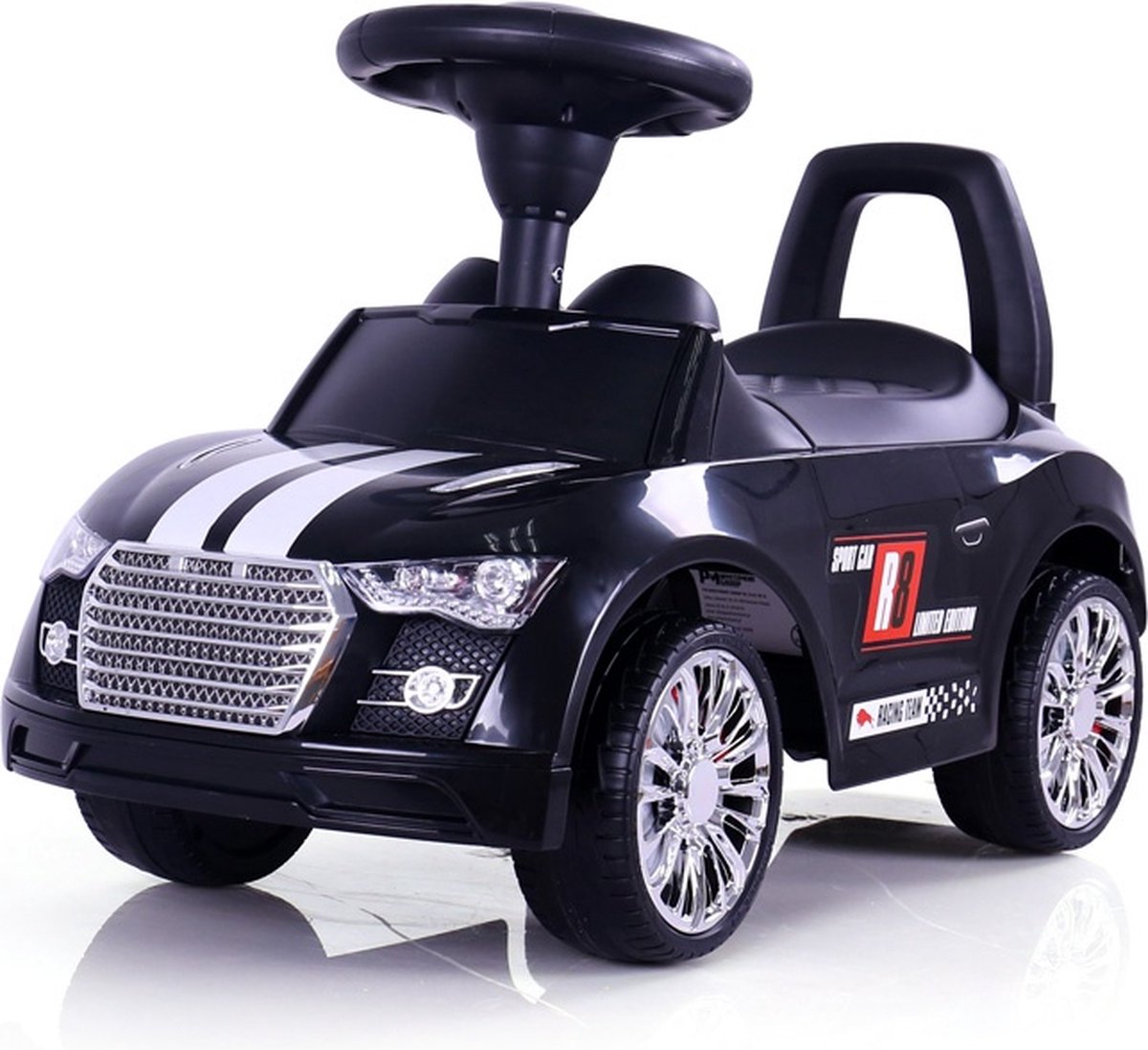 Milly Mally Loopauto Raceauto Junior Zwart (5901761122428)