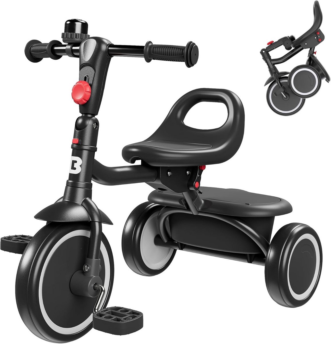 Peuter Driewielers voor 18 Maanden tot 5 Jaar, Leuk Cadeau voor Kinderen (9101045611952)