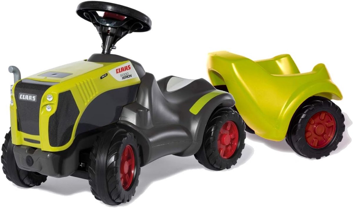 Rolly Toys MiniTrac Claas Xerion met Aanhanger (4006485135929)