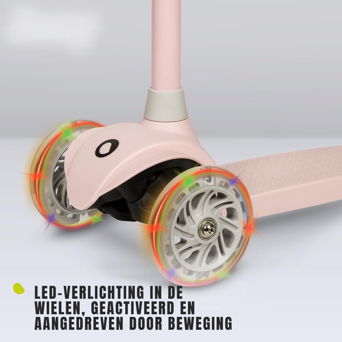 SCH® Kinderstep 3 Wielen - Kinderstep - Roze - 26cm x 56cm x 67cm (6153402066069)