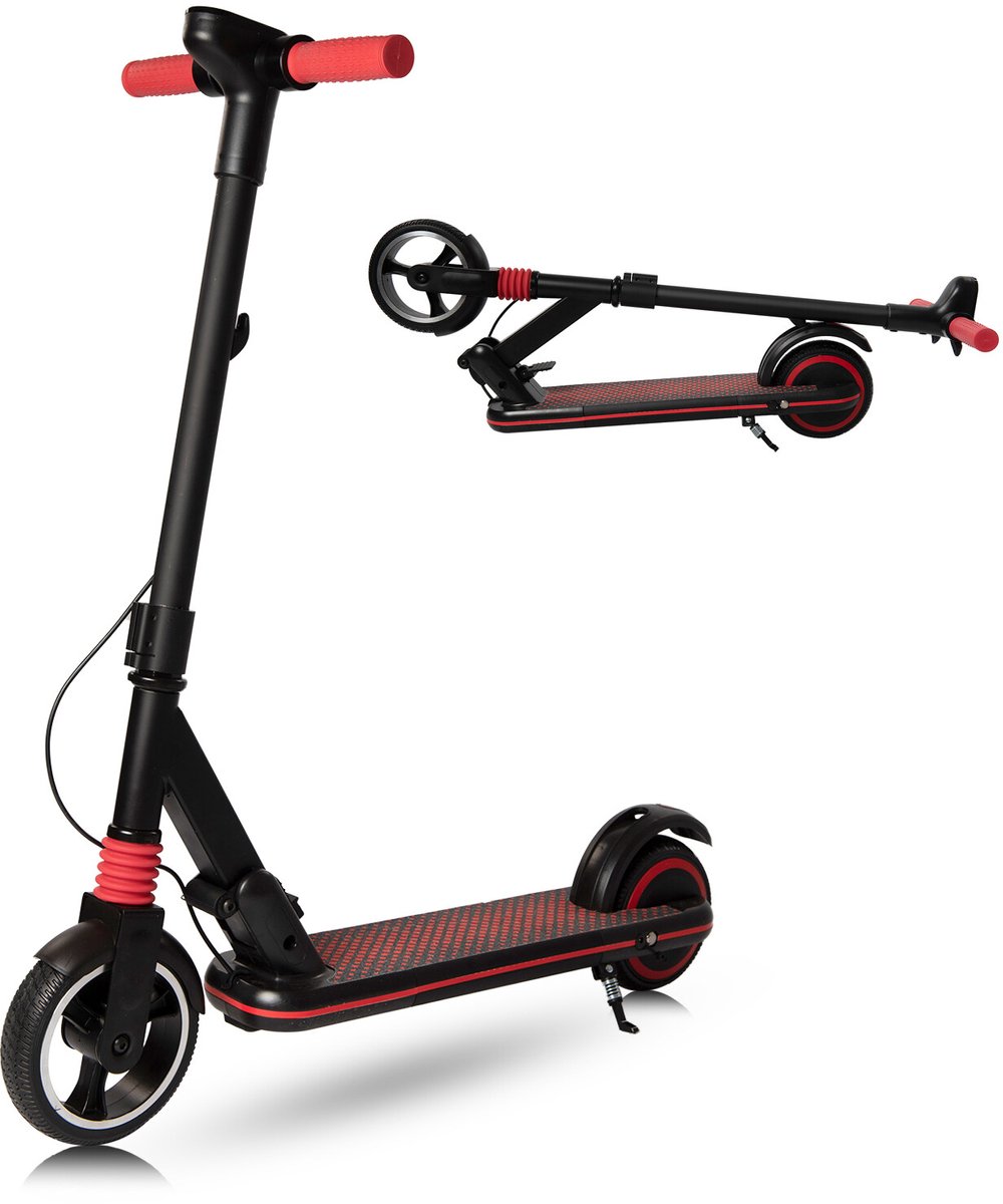 SIMATE S3 Elektrische Kinderstep - Kinderstep Inklapbaar - 130W - LED Scherm - Max 14 km/u - 6 km Bereik - 6-12 Jaar - Zwart (8581700203301)