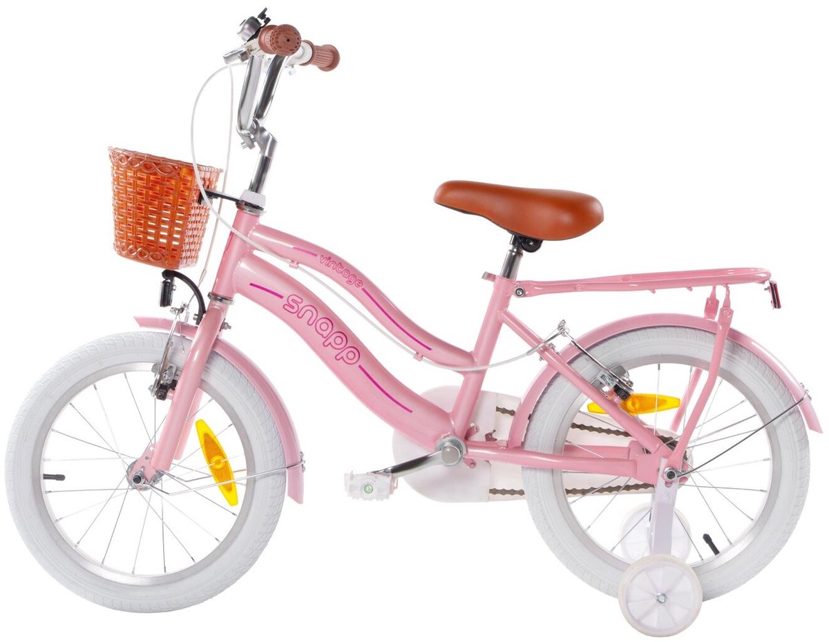 Snapp Bike - Vintage 16 - Roze - Kinderfiets (5904726417591)
