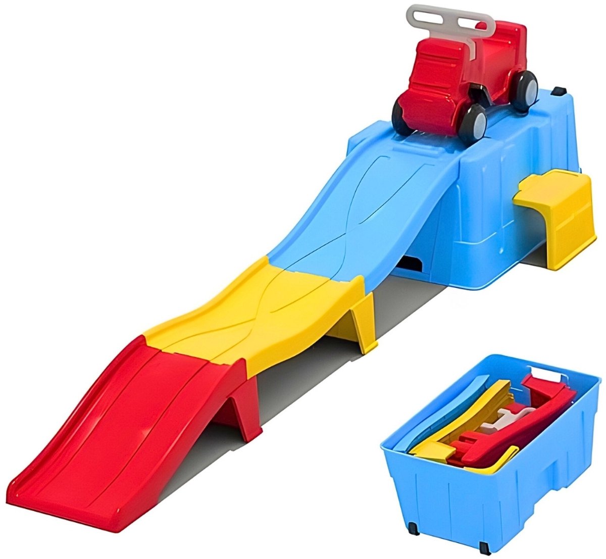 Stena Loopauto met Kinderachtbaan - Up & Down Roller Coaster - Achtbaan voor Kinderen met Speelgoed Auto (8721008861432)