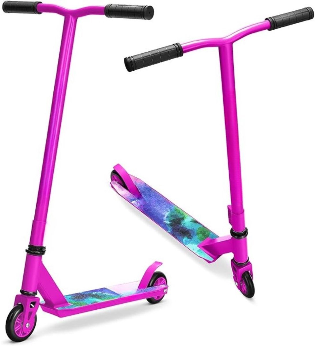 Thuys - Stuntstep Volwassenen - Jongen - Meisjes - 66cm x 10cm x 82cm - Paars (8721322407705)