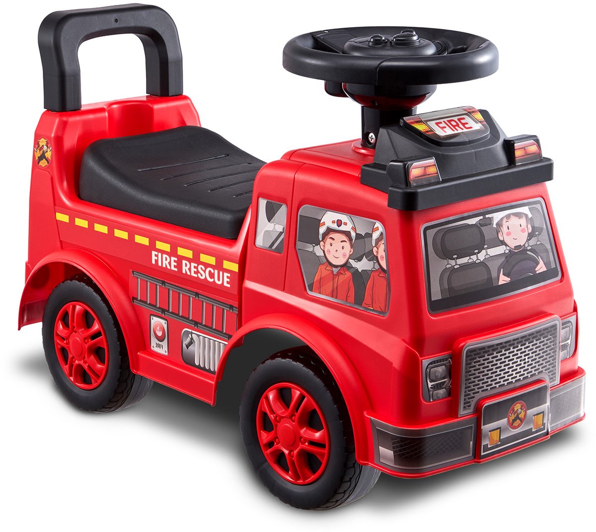 VEVOR Loopauto Kindervoertuig Loopauto Loopstoeltje Rood 52,5x22,5x37cm (0197988216520)
