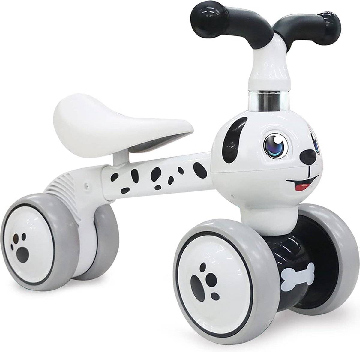 Dalmatian Loopfiets voor Peuters vanaf 1 Jaar - 10-36 Maanden Baby - TÜV Goedgekeurd - Eerste Glijvoertuig - Cadeau voor Jongens en Meisjes - Toddler Speelgoed (8721236042108)