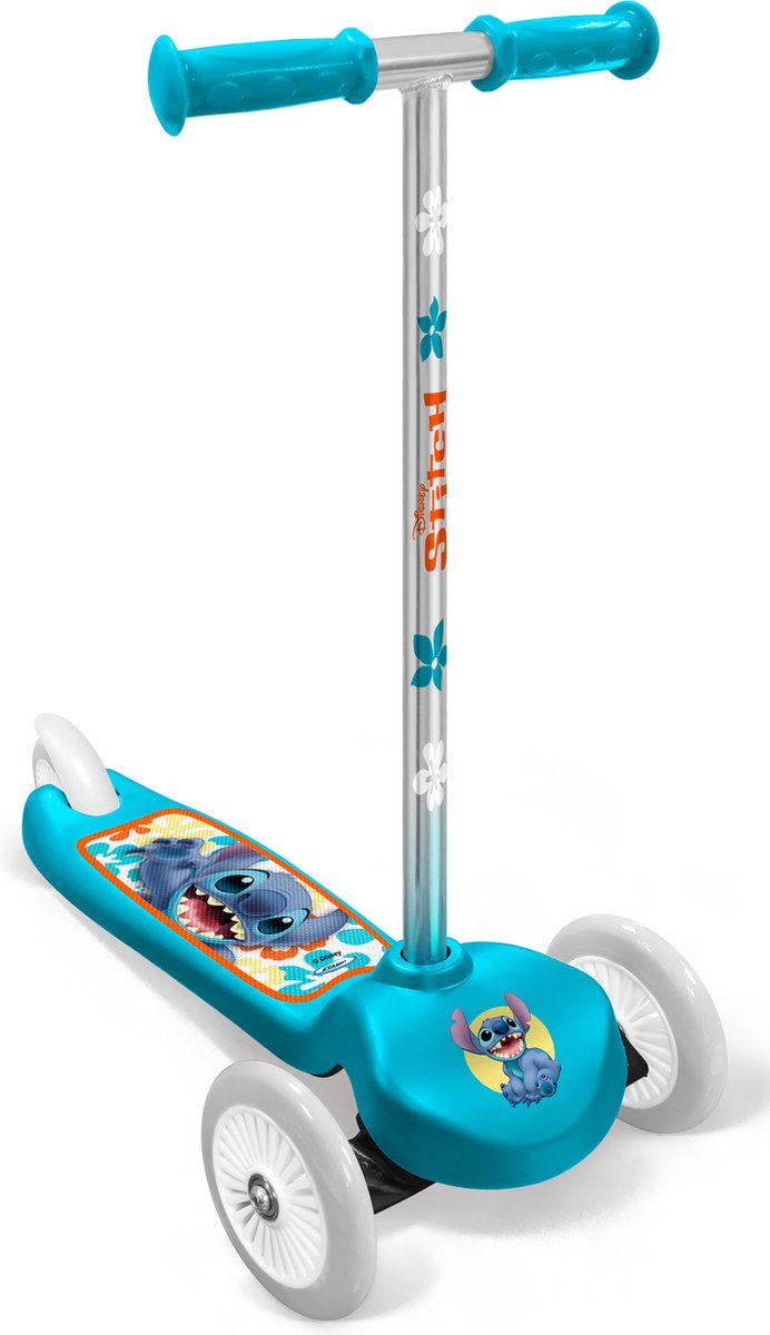 Disney 3-wiel Kinderstep Stitch - Blauw - Aluminium - Voetrem. (3496276260458)