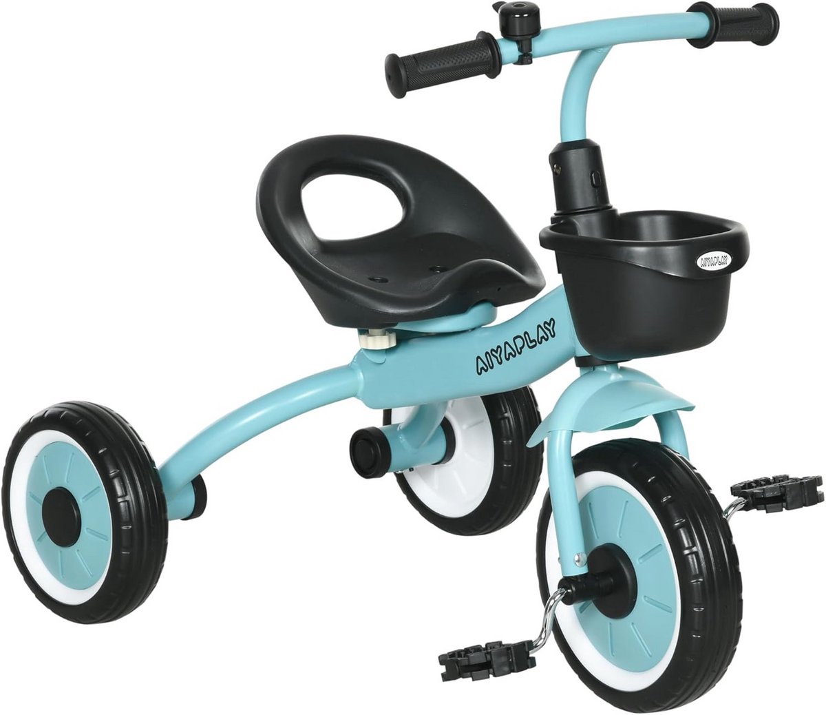 Driewieler voor Kinderen met Verstelbare Zitting en Fietsmand - Loopfiets Veilig tot 5 Jaar (9101034826039)