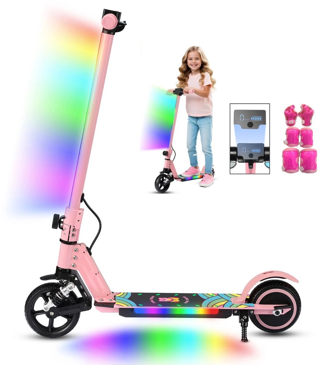 Elektrische Step Kinderen - Kinderstep Inklapbaar -14km/u - 6.5
