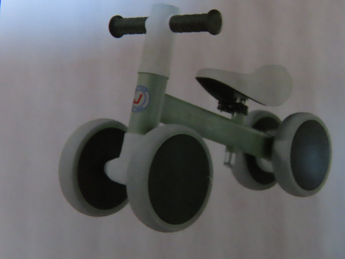Jetter Green -Baby Balance Bike - Loopfietsje - Mat olijf groen (5414704042597)