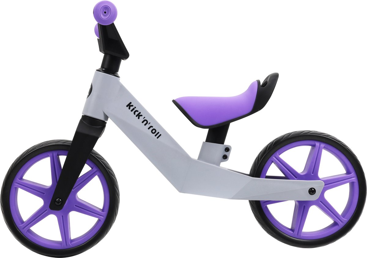 Kick'n'Roll TB02 - Loopfiets - Paars - Lichtgewicht - 2-4 jr (6973383151826)