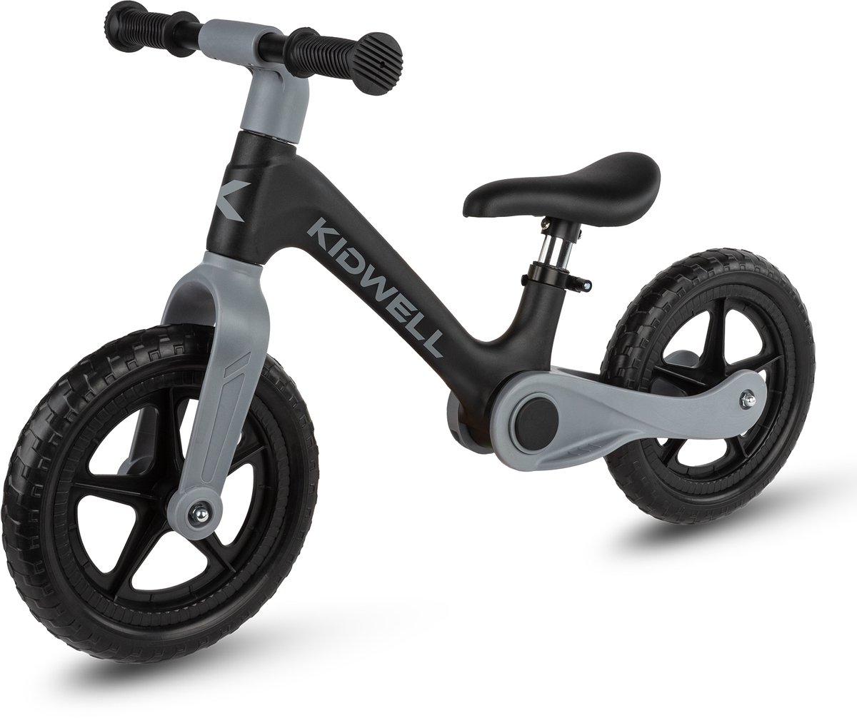 Kidwell-FLEX-loopfiets-opvouwbaar-12 inch-vanaf 2 jaar-Zwart (5906601713323)