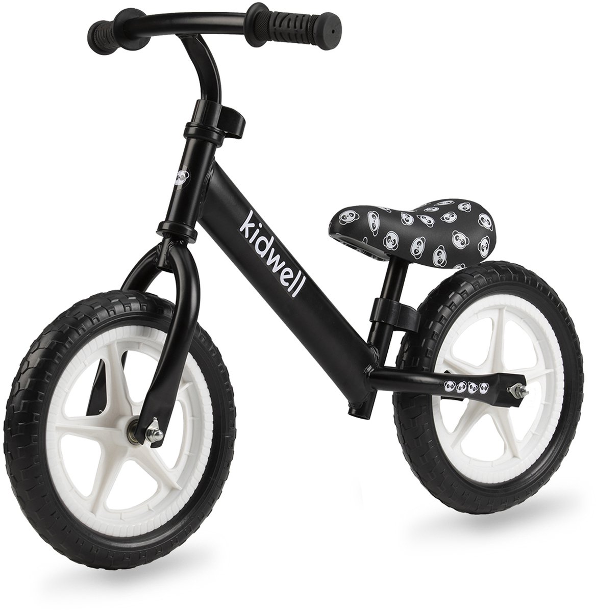 Kidwell-REBEL-Loopfiets-Unisex-Black/grey-12 inch (5901130079902)