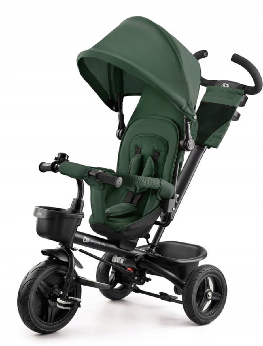 Kinderkraft Aveo Driewieler - Loopfiets met Grijze Kleur en Accessoires (4064433137104)