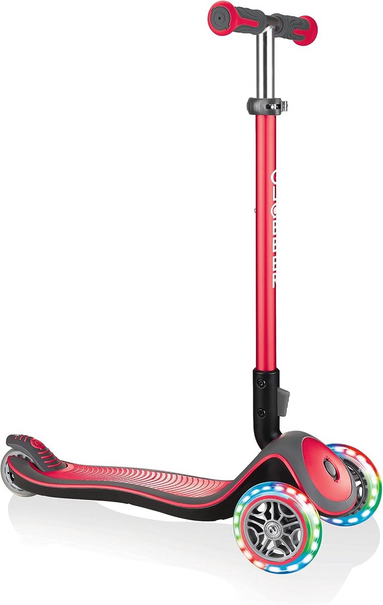 Kinderstep 3 wielen - Led verlichting in wielen - Hoogte verstelbaar - Kunststof (9101128864381)