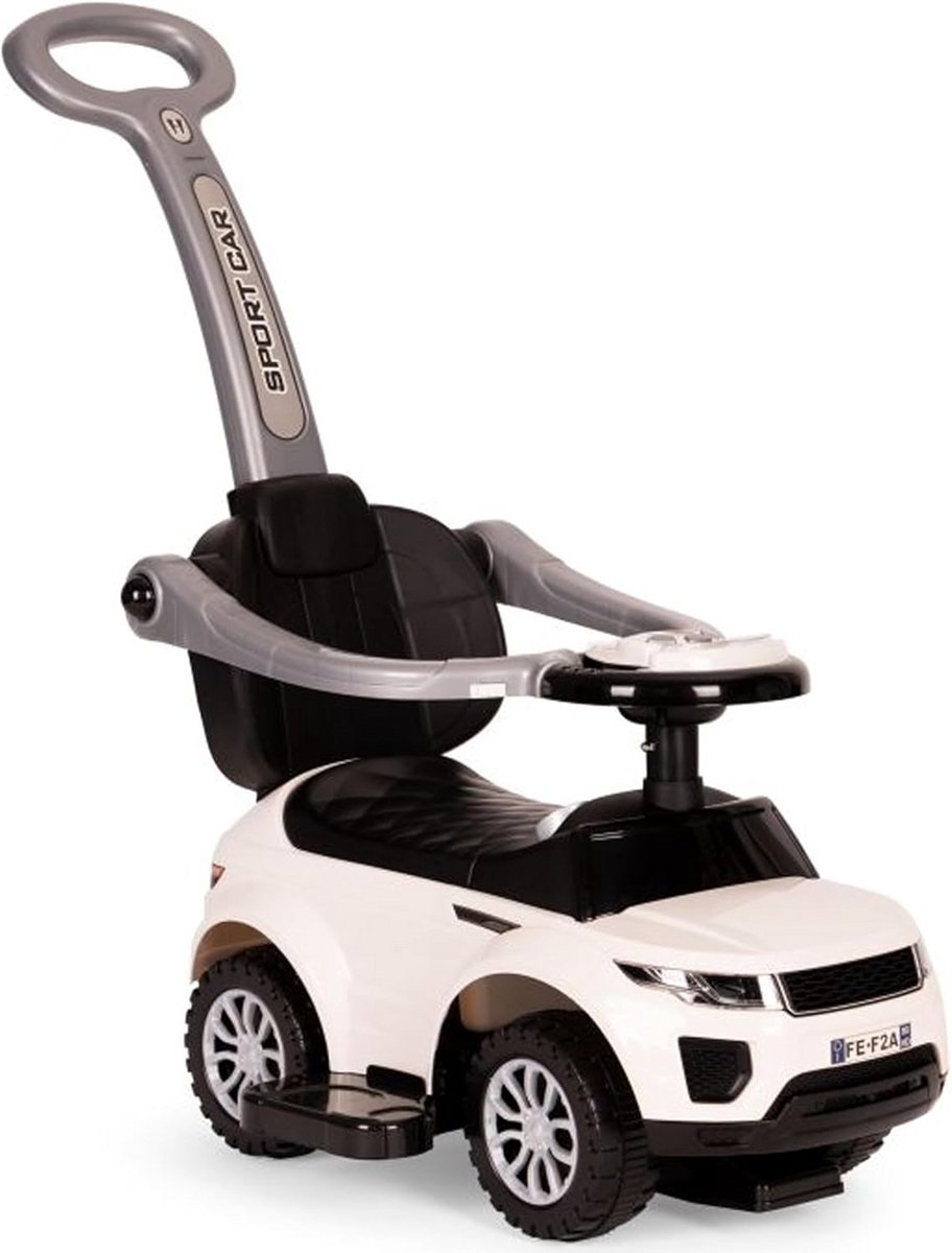 Loopauto met Duwstang 3-in-1 - Loopwagen voor Peuters en Kinderen - Veilig & Multifunctioneel (9101042321823)