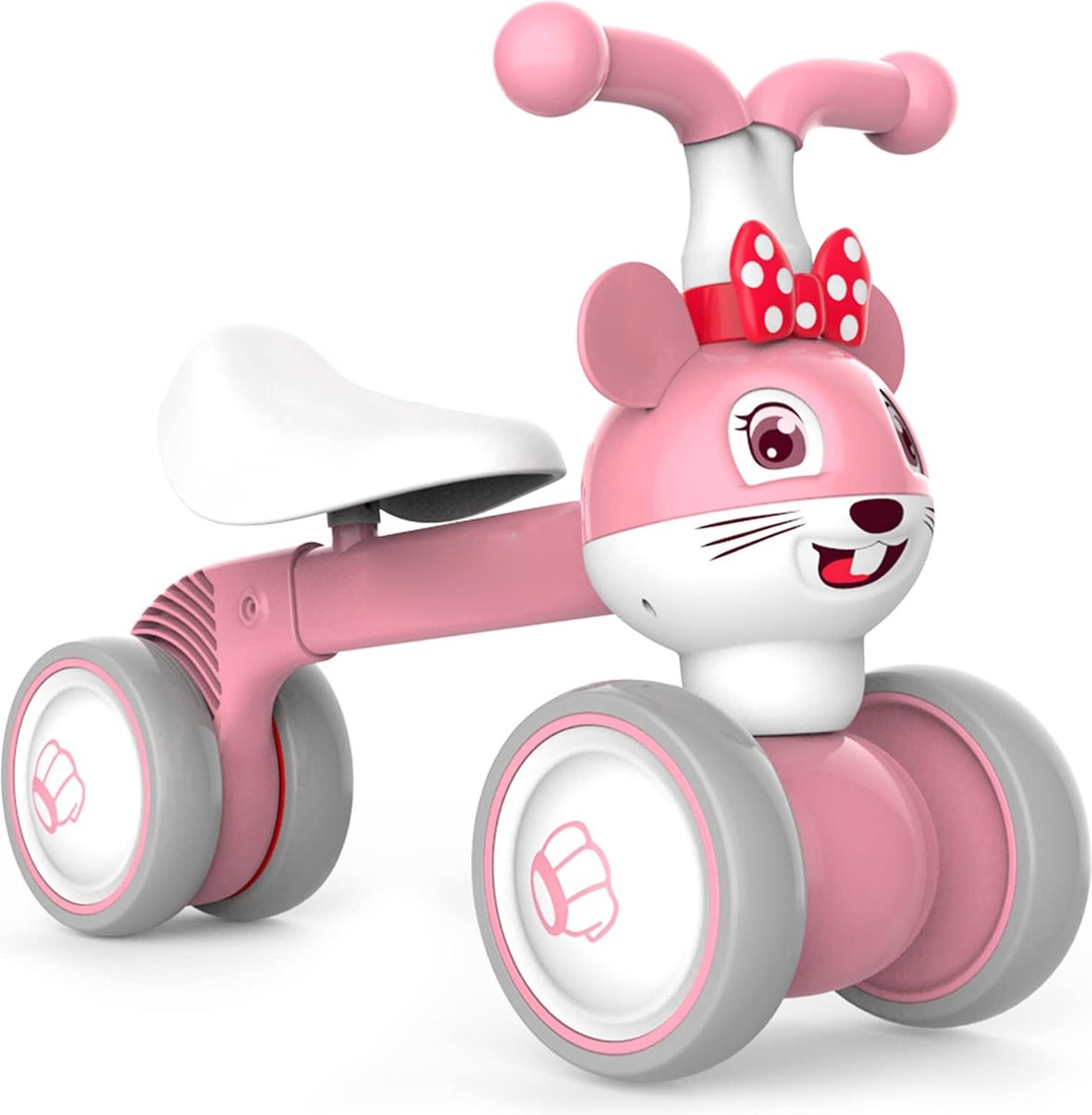 Loopfiets voor Peuters van 1 tot 3 Jaar - Driewieler Zonder Trappers - Eerste Kinderfiets - Speelgoed voor Jongens en Meisjes - Verjaardagscadeau voor Peuters (8721236042122)