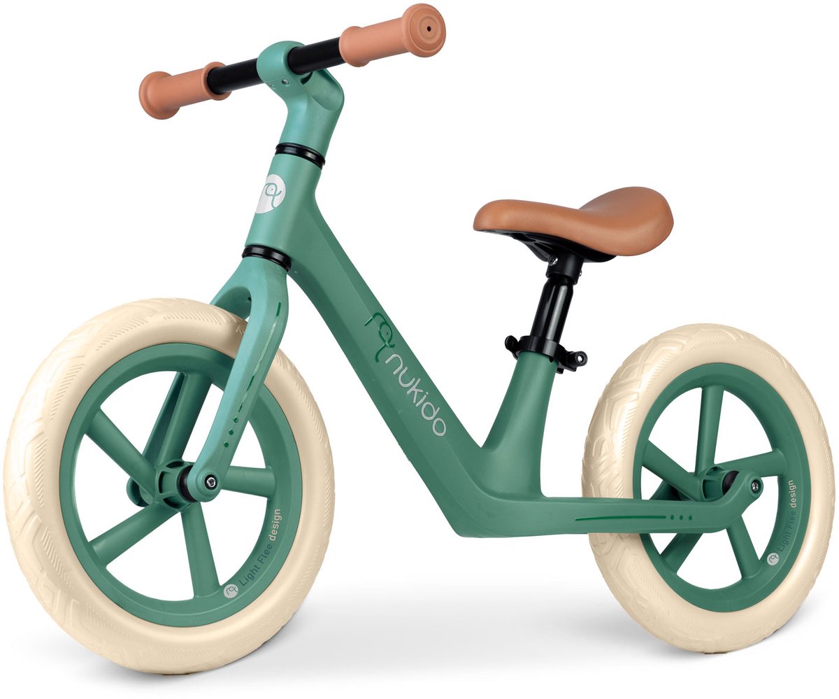Loopfiets voor kinderen Nukido Light Flee - licht, stabiel en verstelbaar (5903890623043)