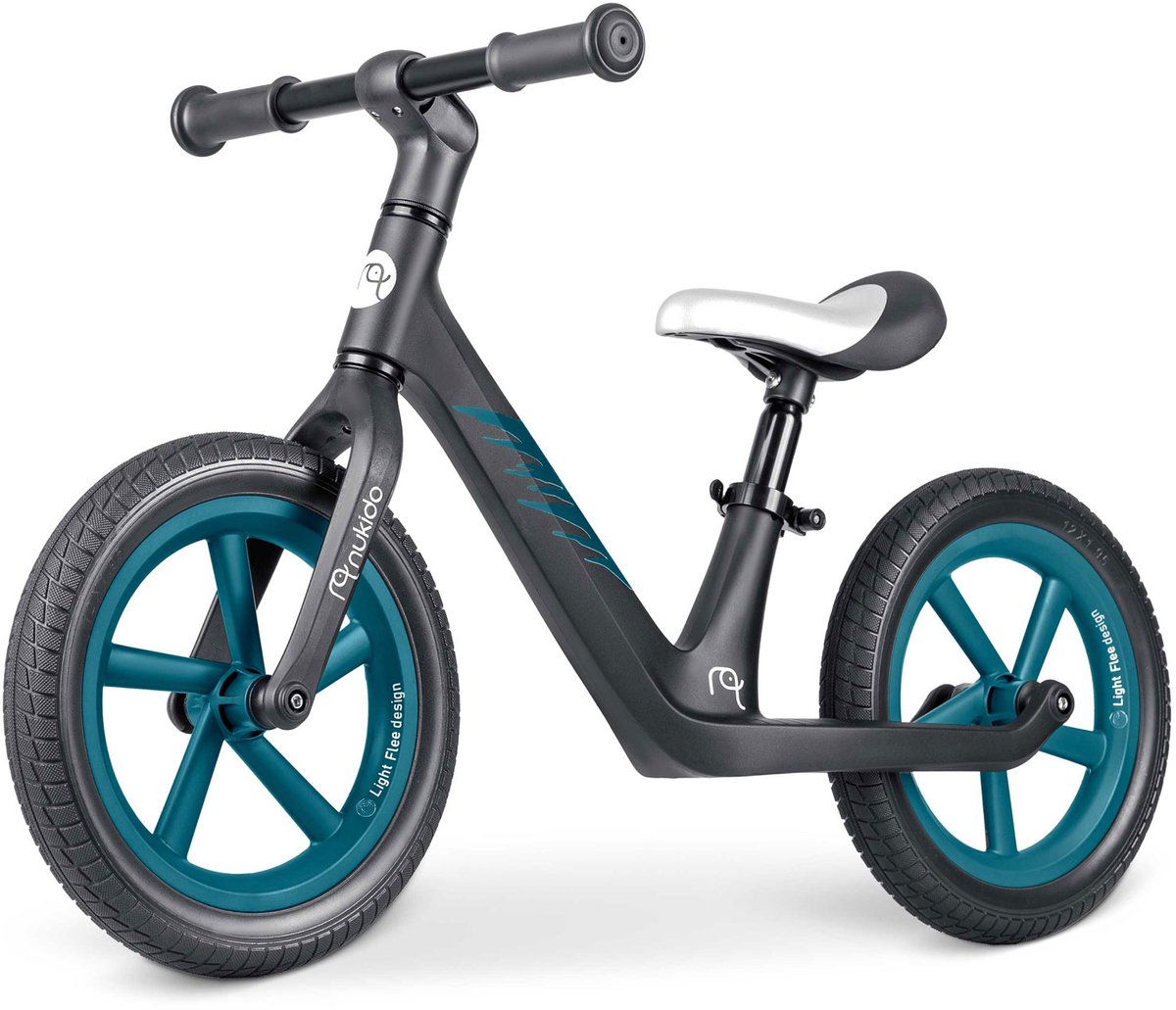 Loopfiets voor kinderen Nukido Light Flee - licht, stabiel en verstelbaar (5903890623074)