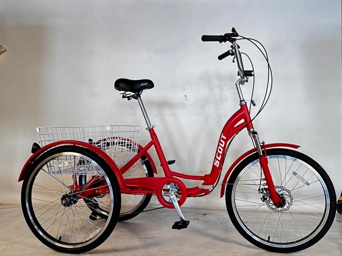 Opvouwbare Driewielfiets met 6 Versnellingen voor Volwassenen (9101094049867)