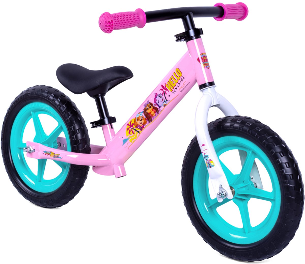 Paw Patrol Balance Bike - Loopfiets - Roze- 11 inch - meisjes- Nickelodeon (5905427340843)