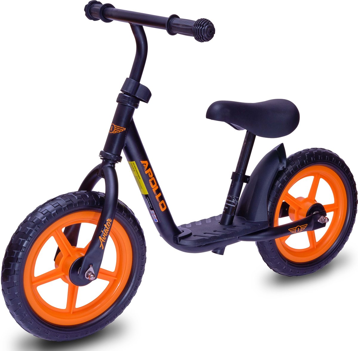 Apollo Aviator Loopfiets, Veilige Kinderloopfiets 12 inch, Mooie Loopfiets, Robuuste Loopfiets voor Kinderen, Comfortabel en Zeer Lichtgewicht, Loopfiets Meisje, Loopfiets Jongen, Loopfiets Peuter (4250518569384)