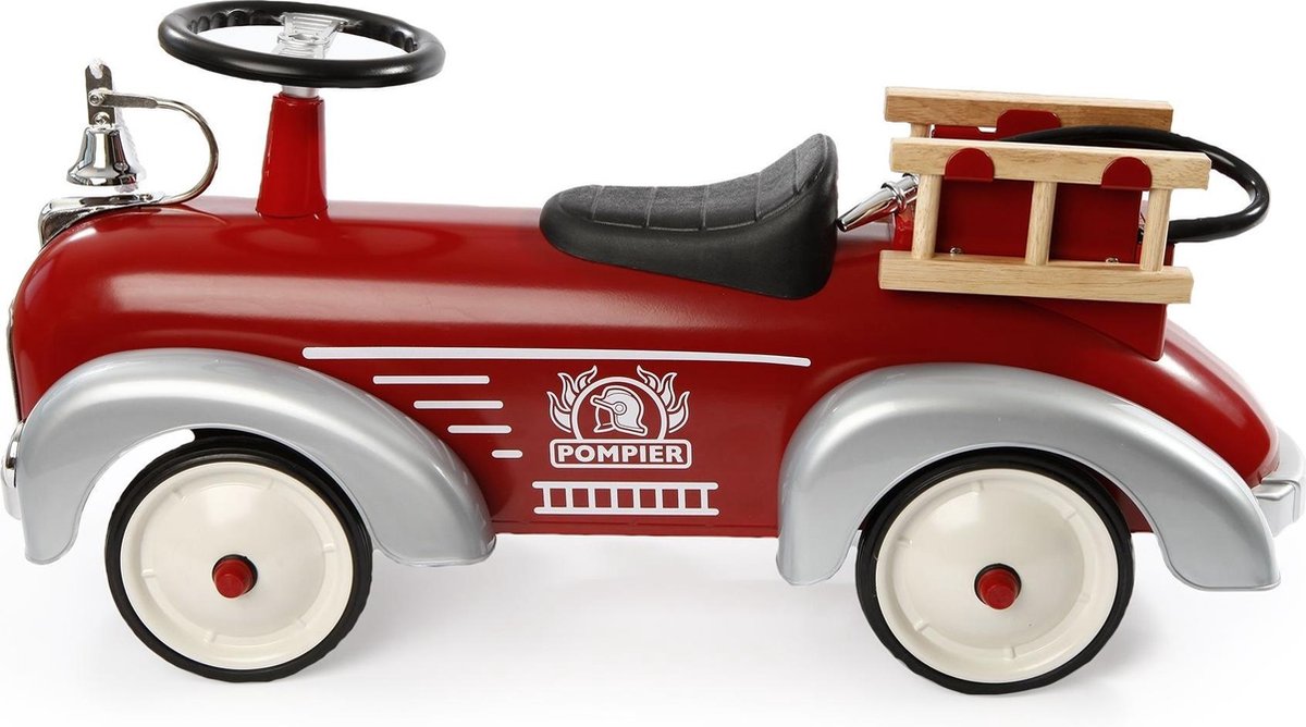 BAGHERA Loopauto - Brandweerwagen - 75X25X37Cm - Verover De Baan In Stijl - 1 Jaar (3474230008384)