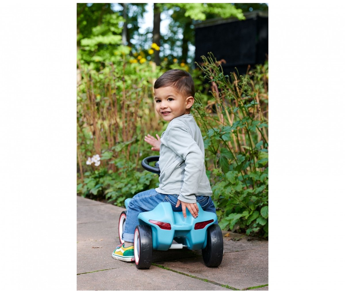 BIG - Bobby Car - Azur blauw - Vanaf 1 jaar - Loopauto (4004943562485)