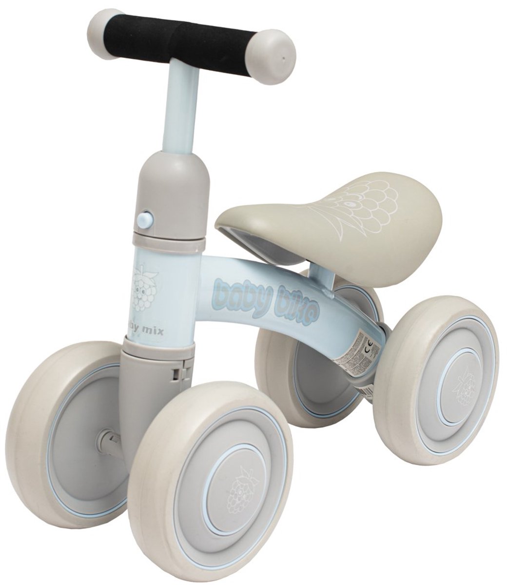 Baby Mix - Loopfiets - Baby Bike multicolor staal one size - kinderfiets - peuterfiets - balansfiets - eerste fiets - loopfiets voor peuters (8596164124376)
