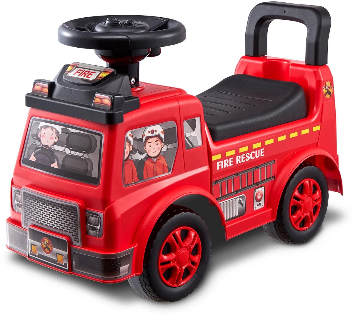 Betaalbare Goederen® loopauto - rood - vrachtwagen - loopwagen - loopauto meisje - loopauto jongen - loop auto - loopauto's (8721264266927)