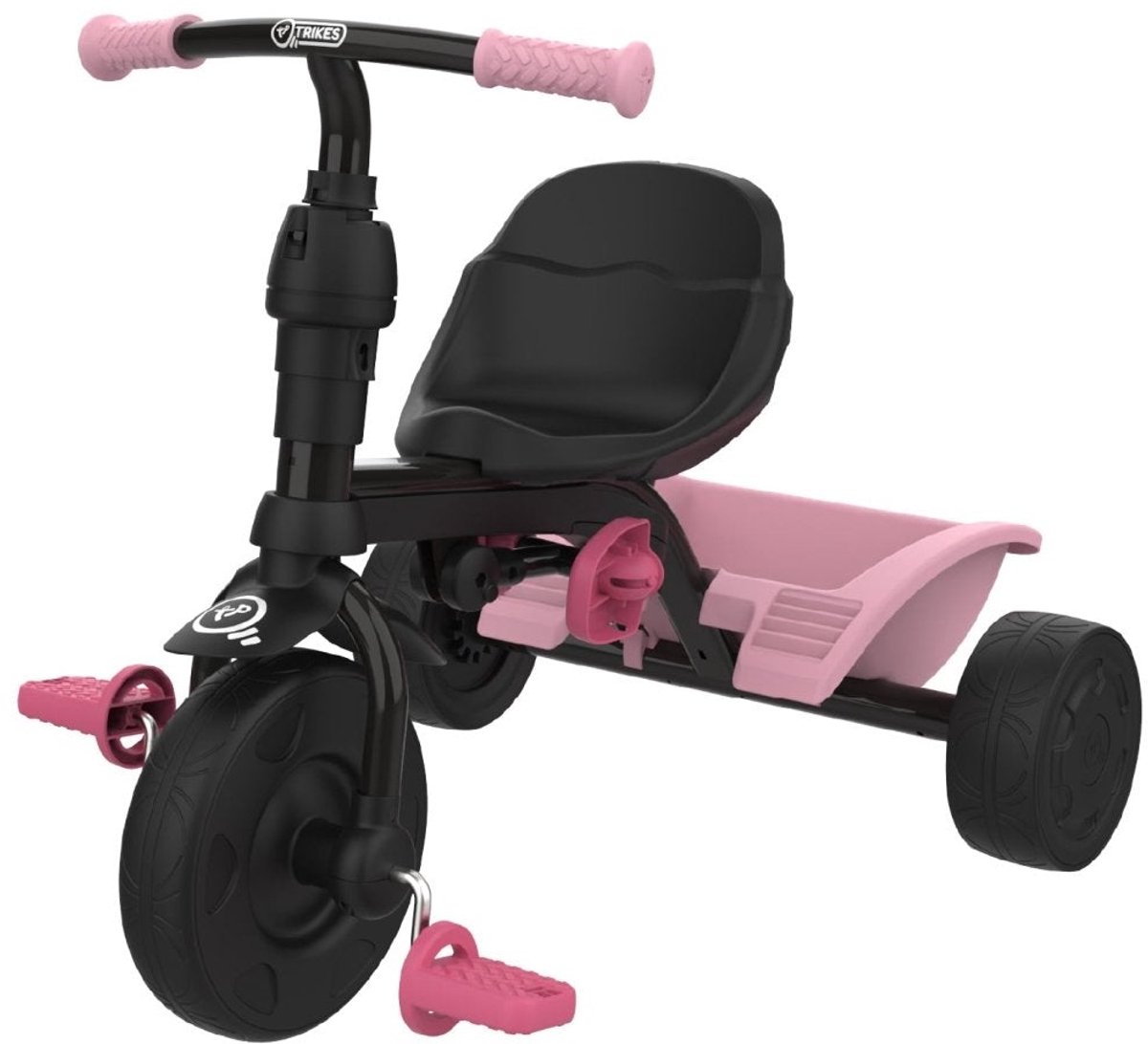 DINO roze 4-in-1 driewieler voor kinderen (5021854107078)