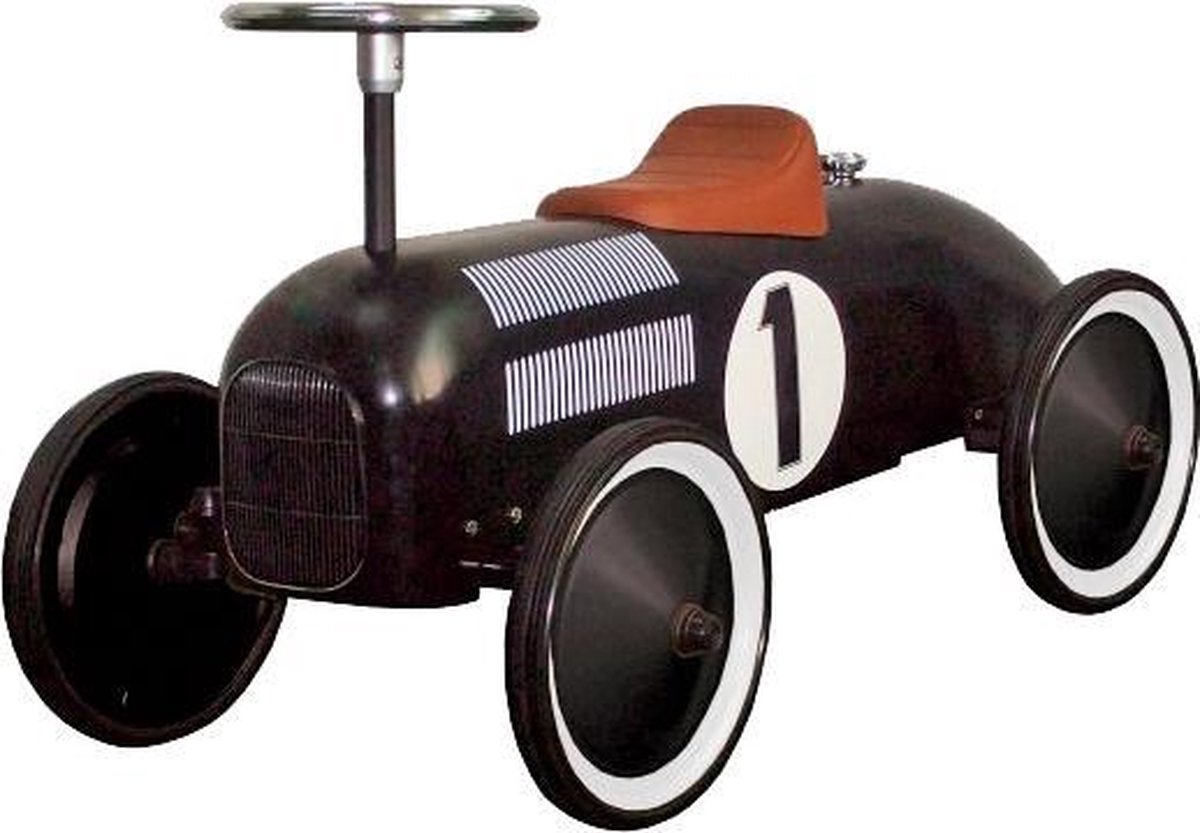 Goki Retro Loopauto Zwart (4013594141642)
