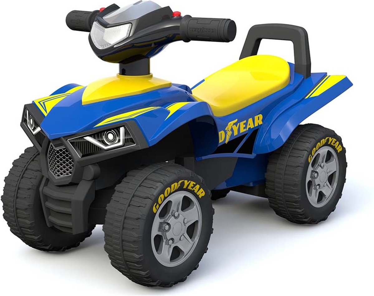 Happy Baby - loopauto - Good Year Blauw Geel (8718531447103)