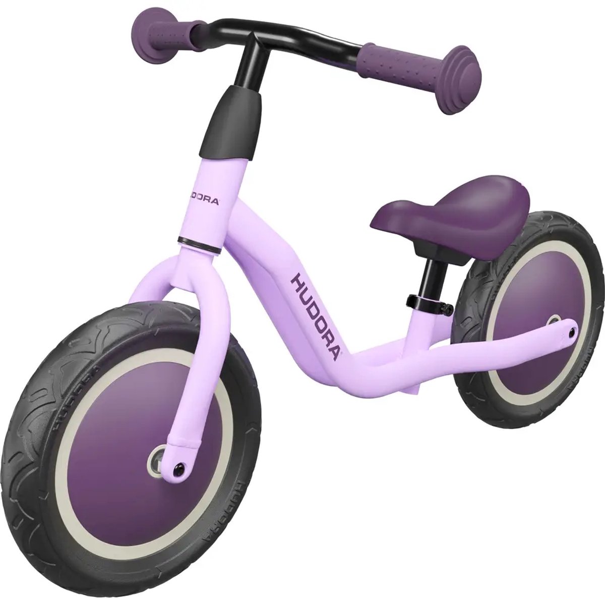 Hudora loopfiets Cruisy 10 inch lavender - kinderfiets leerfiets. (4005998109236)