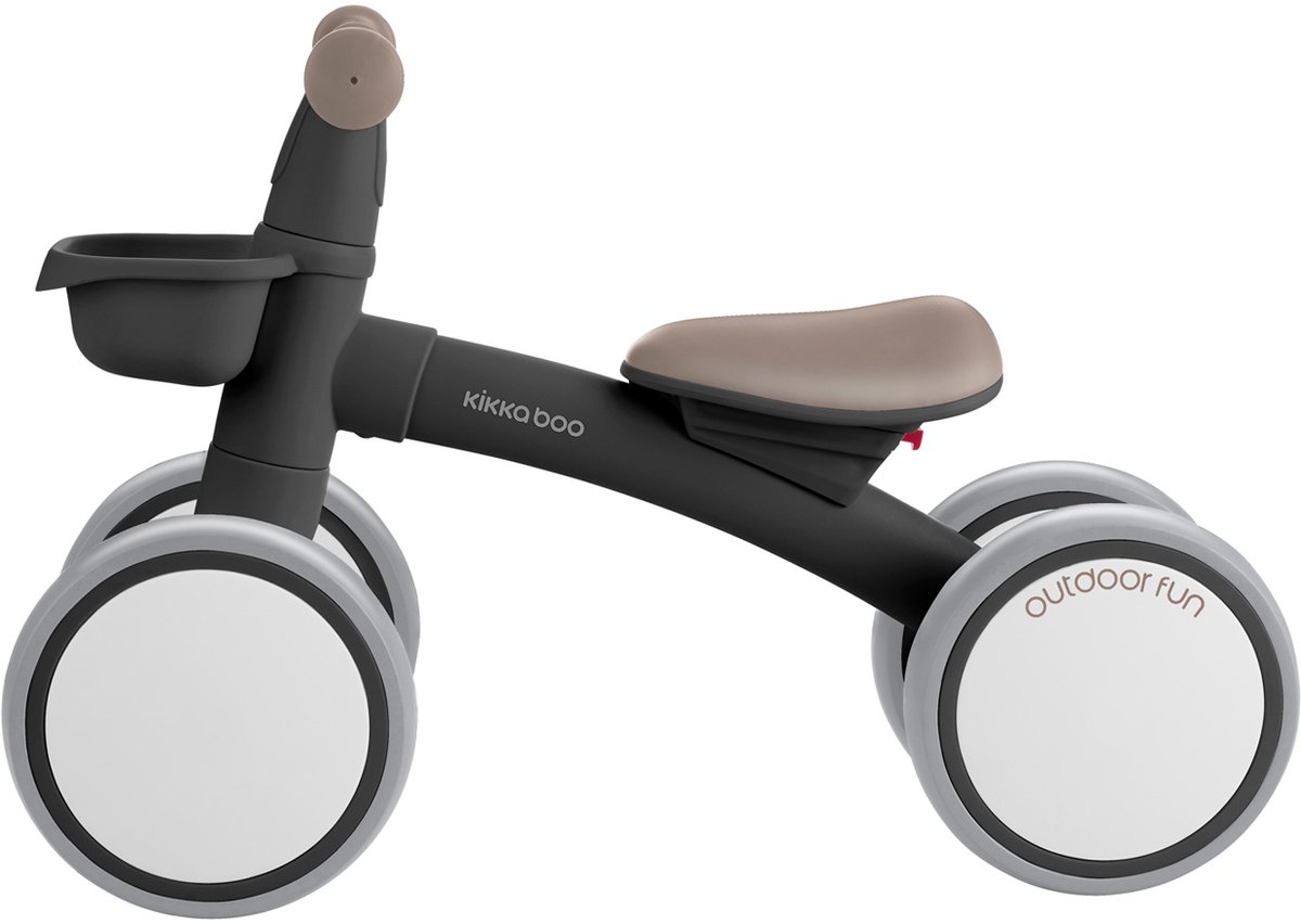 Kikkaboo Zipi Loopfiets - Zwart (3800171225663)