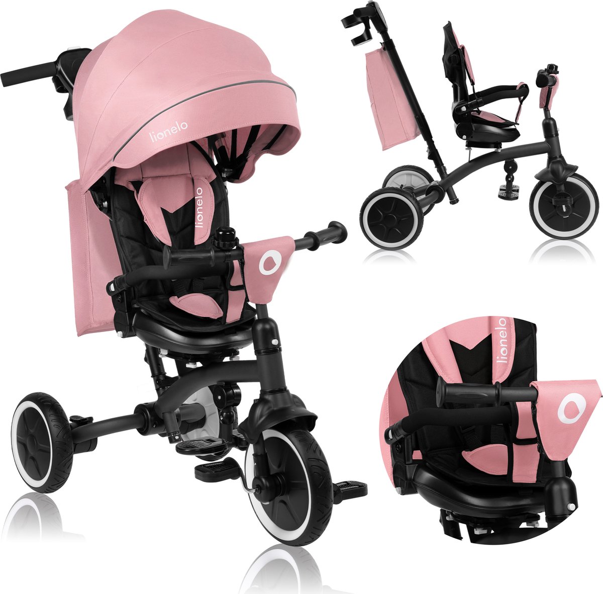 Lionelo Tris Plus - Driewieler - Kinderfiets 2-in-1 - tot 5 Jaar - Driewieler tot 25 kg (5903771707459)
