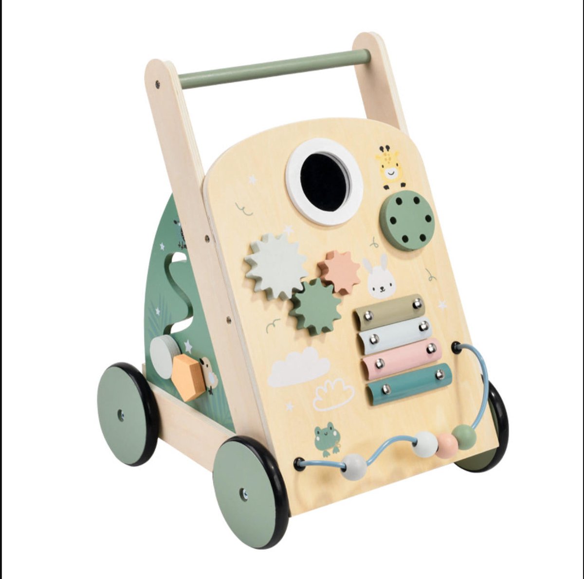 Loopwagen-Trainer Hout Activity Groen (8721061504192)