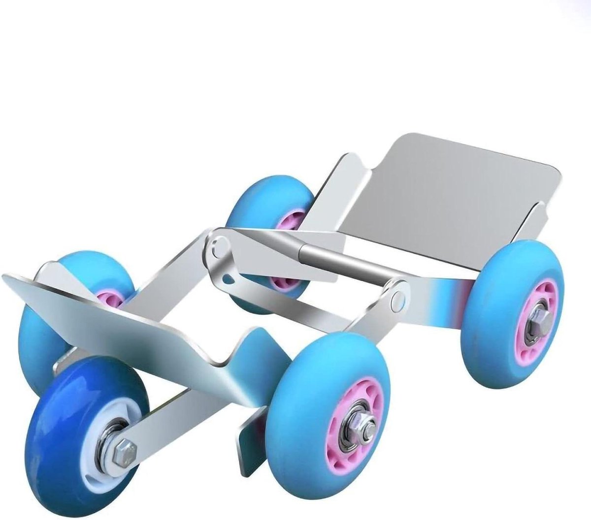 MK Stoer -Meubelrolverhuizer - Verhuizers - Lekke Band Booster Trolly - Noodgereedschap voor Het Verplaatsen van Bandenrollers - 5 Wielen - Zware Fiets Motorfiets Driewieler. (8785343118316)