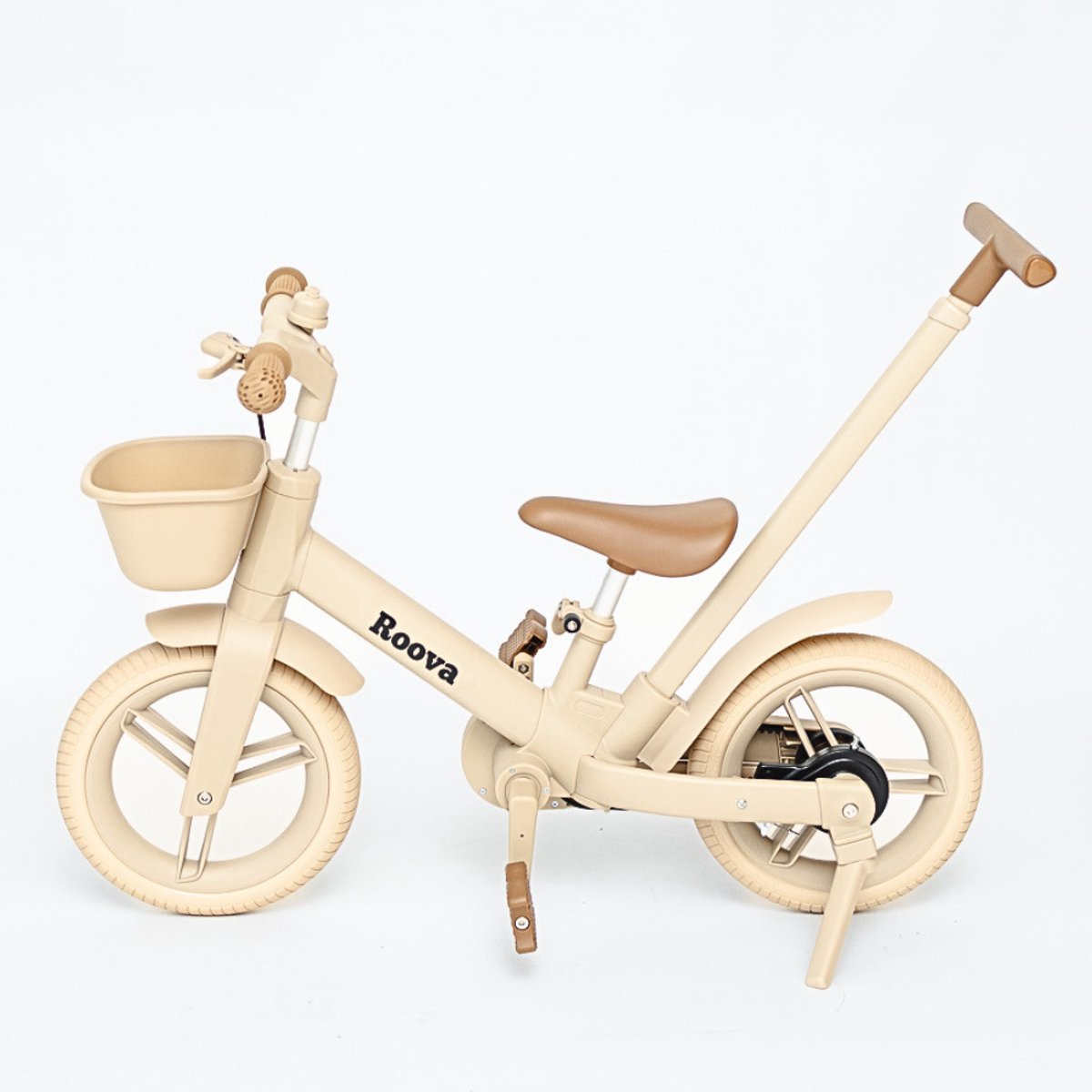 Roova Bike Sand 5-in-1 meegroei (loop)fiets 2-6 jaar met duwstang (8721516371072)