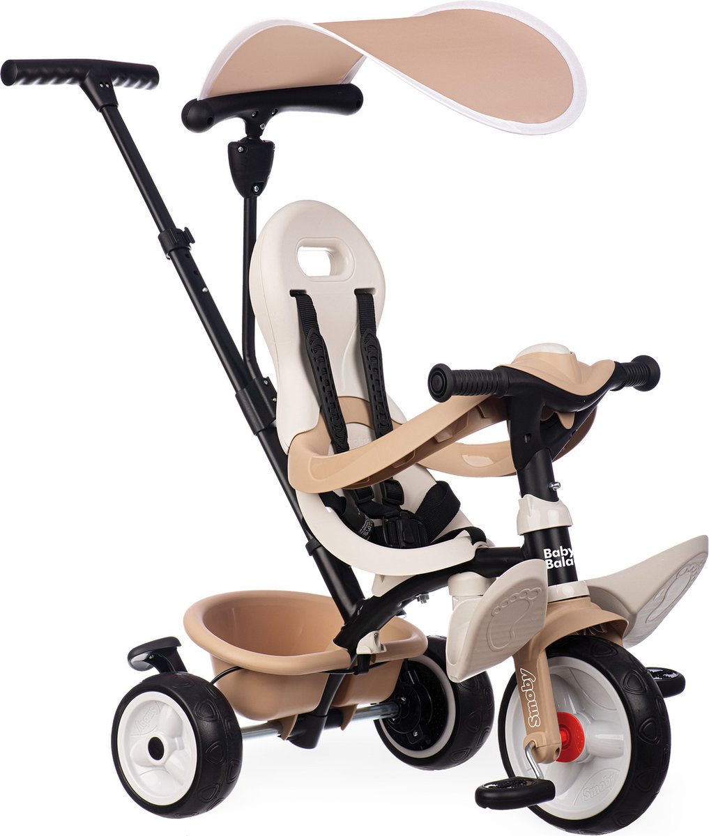Smoby - Baby Balade - Driewieler - Beige - Vanaf 10m. (3032167414038)
