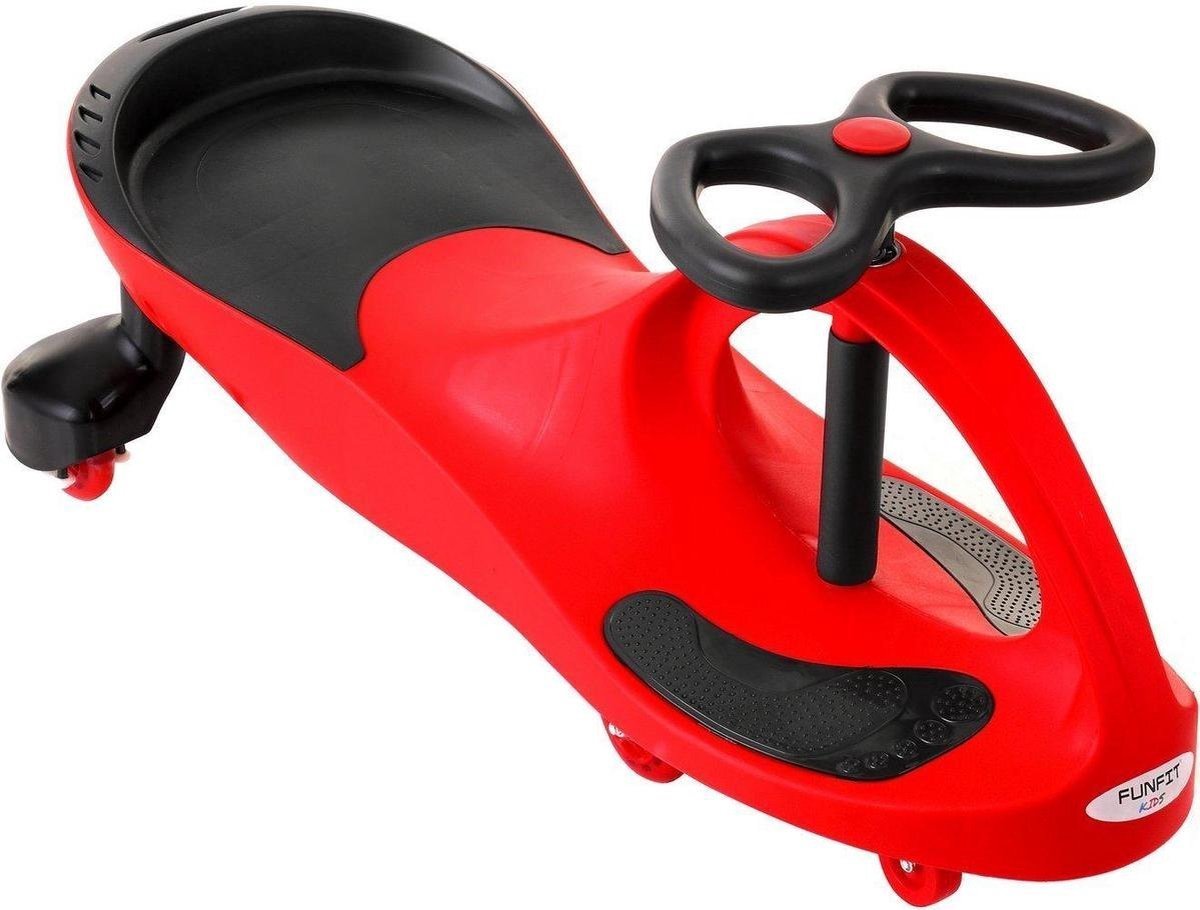 Wiggle Car - Wiebelauto met LED Verlichting - Rood (8721303609760)