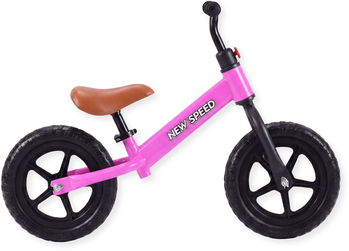 Buxibo - Loopfiets voor Kinderen - Balance Bike - New Speed - Roze (8721399641613)