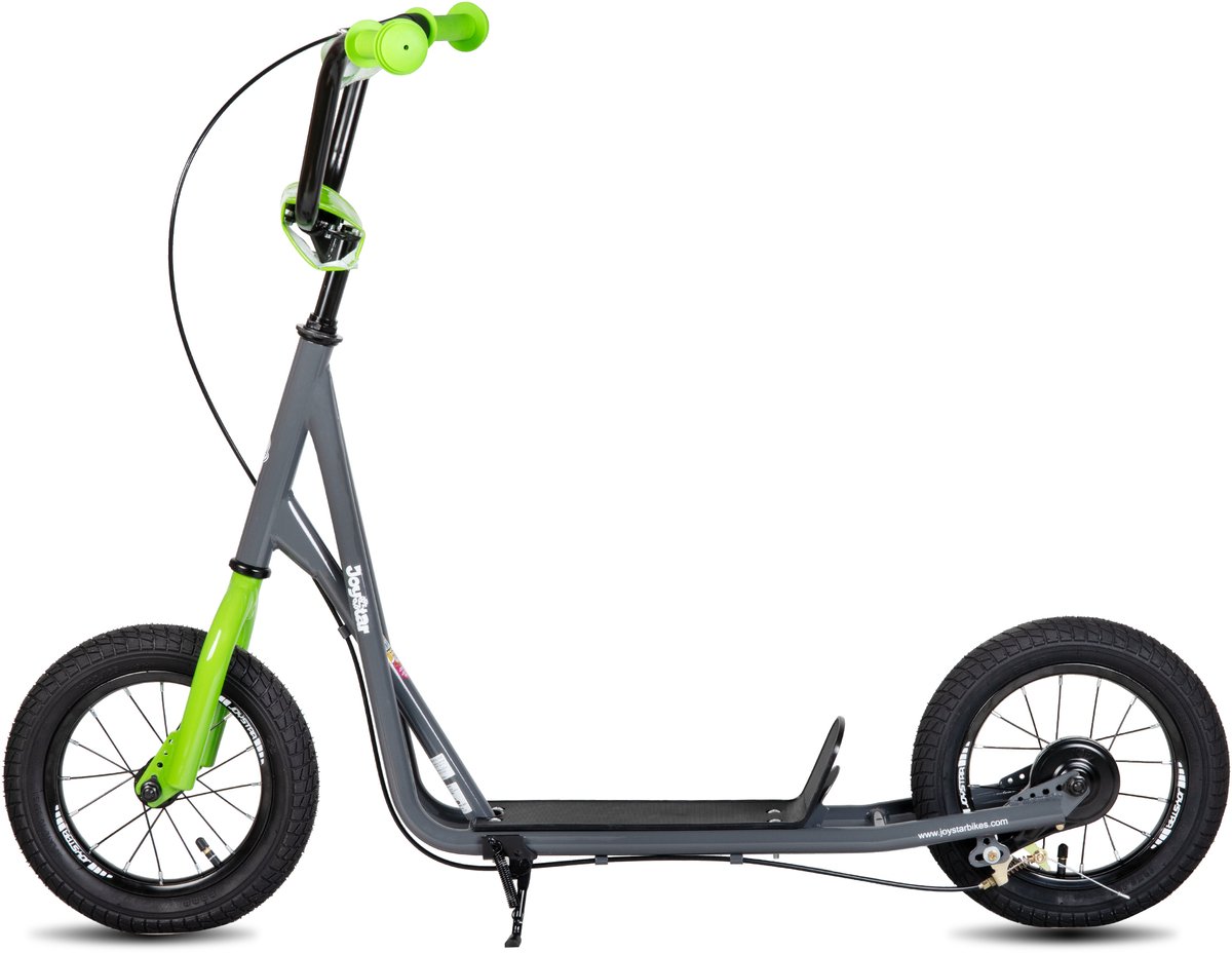 JOYSTAR Blaster Step met 12 Inch Luchtbanden - Voor Kinderen vanaf 5 Jaar, Tieners & Volwassenen - Verstelbaar Stuur - Grijs (6974651686026)