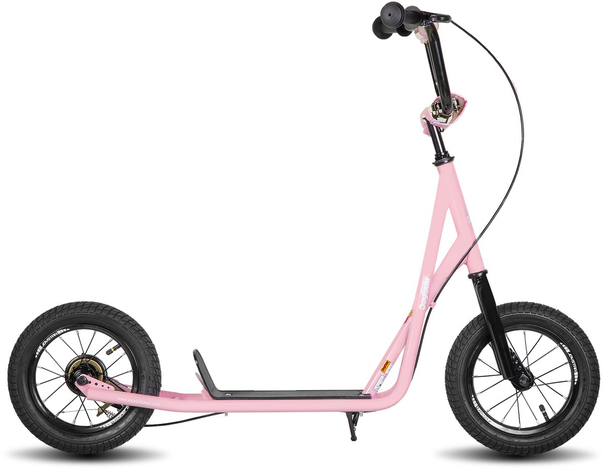 JOYSTAR Blaster Step met 12 Inch Luchtbanden - Voor Kinderen vanaf 5 Jaar, Tieners & Volwassenen - Verstelbaar Stuur - Roze (6974651686033)