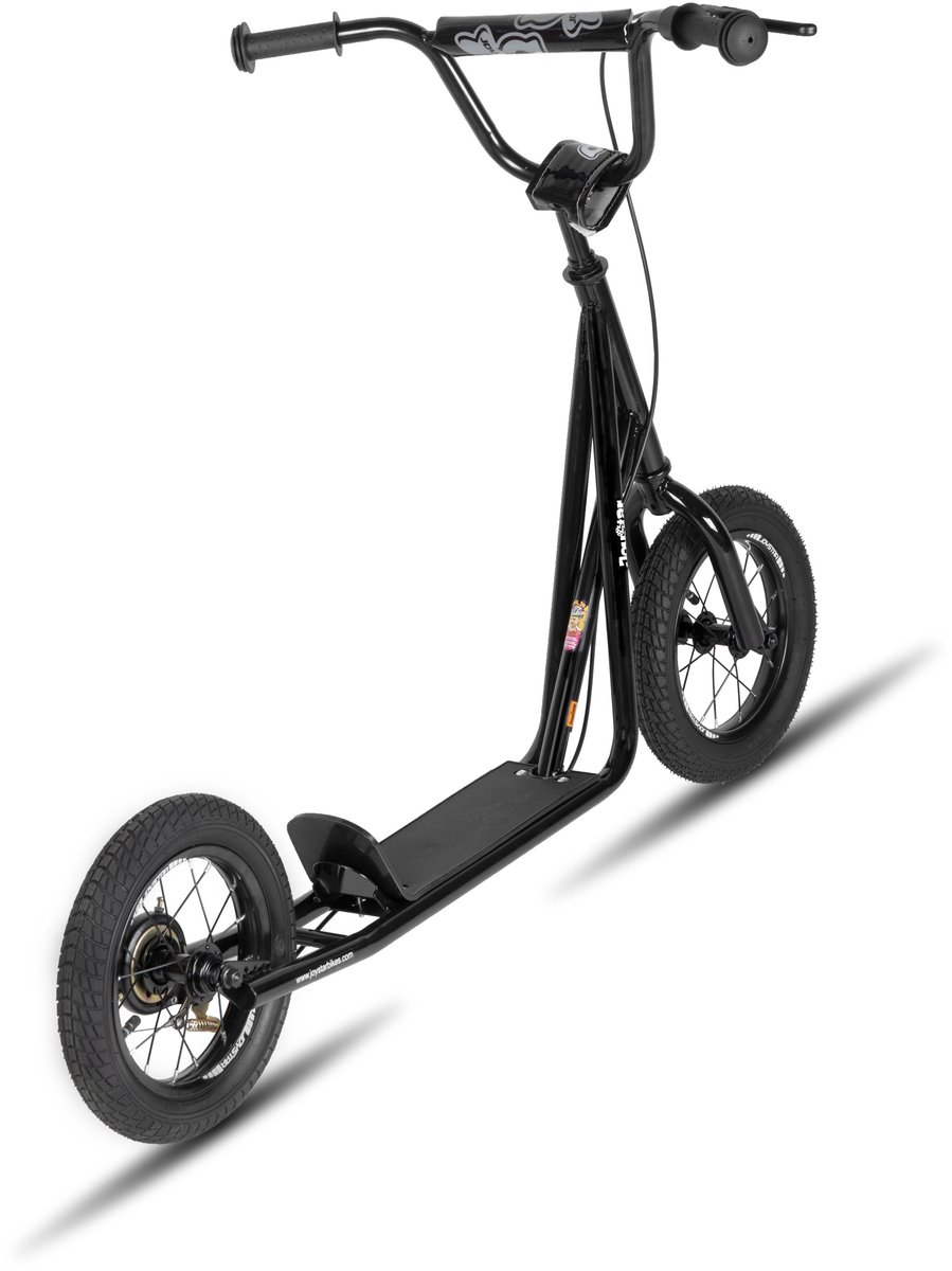 JOYSTAR Blaster Step met 12 Inch Luchtbanden - Voor Kinderen vanaf 5 Jaar, Tieners & Volwassenen - Verstelbaar Stuur - Zwart (6974651686002)
